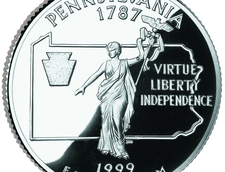 Pennsylvania quarter reverse