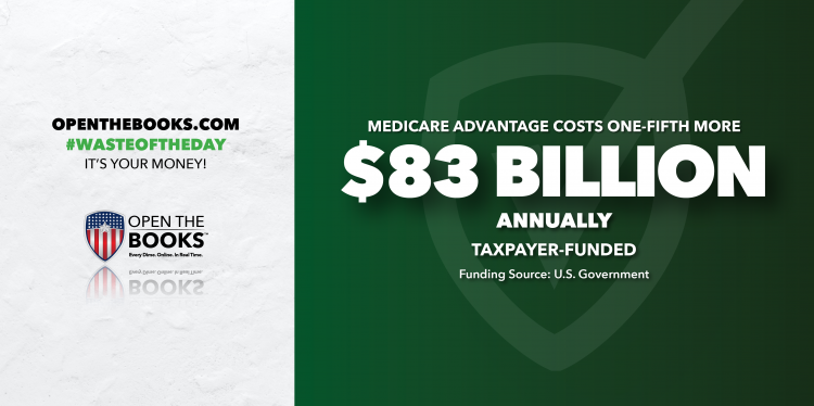 Waste of the Day “Cheaper” Medicare Advantage Costs Taxpayers 22% More