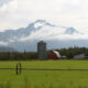 A farm in the Matanuska Valley near Palmer, Alaska