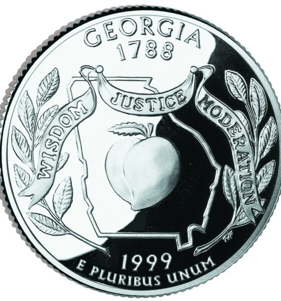 Georgia quarter reverse