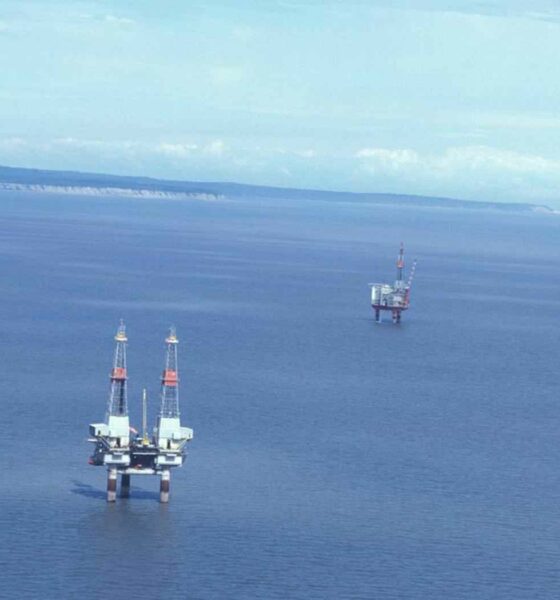 Offshore oil drilling rigs