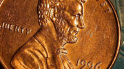 Lincoln head penny, series 1996 (Denver Mint)