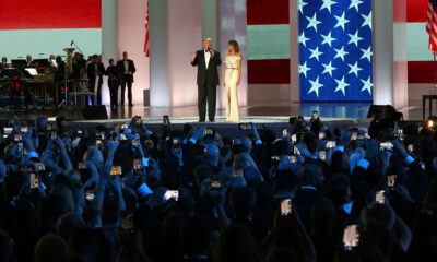 President and Mrs. Donald J. Trump at the Liberty Ball on the day of his first Inauguration.