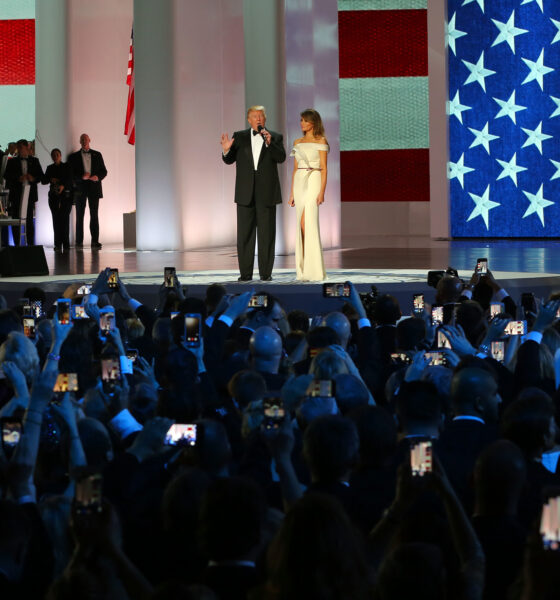 President and Mrs. Donald J. Trump at the Liberty Ball on the day of his first Inauguration.