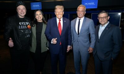 President Donald Trump with Ultimate Fighting Championships executives