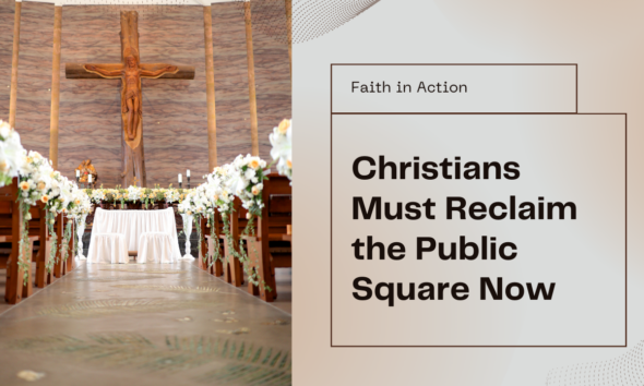 Christians have neglected the public square