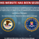 An example of a banner put onto a website after the FBI seized it