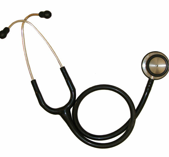 Stethoscope symbol of health care