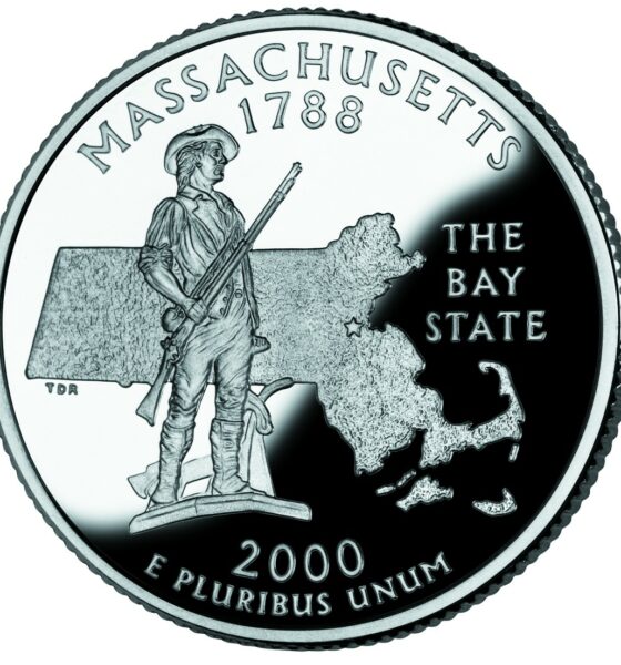Massachusetts quarter reverse