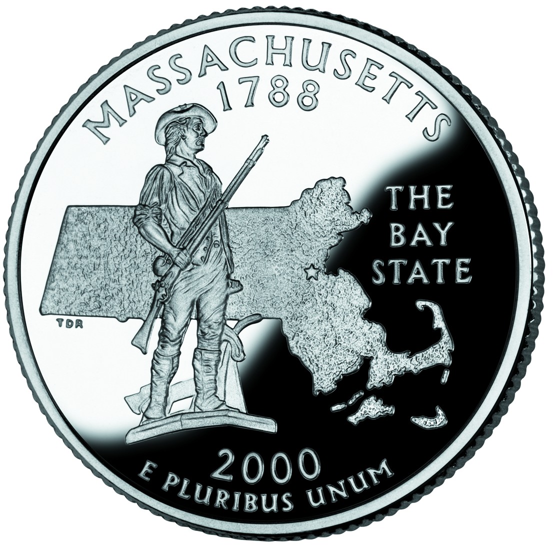 Massachusetts quarter reverse