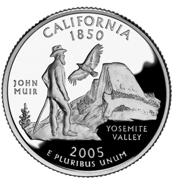 California quarter reverse