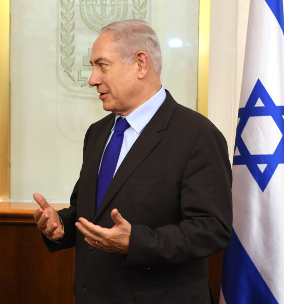 Benjamin Netanyahu meets with General Joseph Dunford (not shown) in Jerusalem