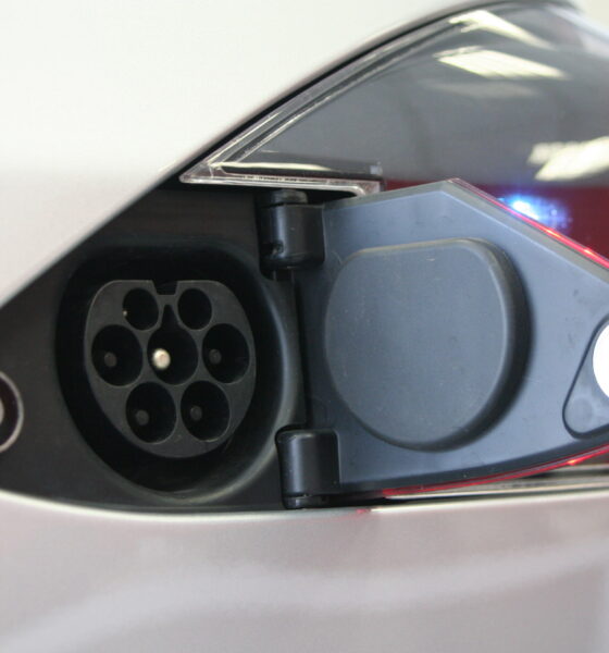 Tesla Type 2 Model S EV charge port