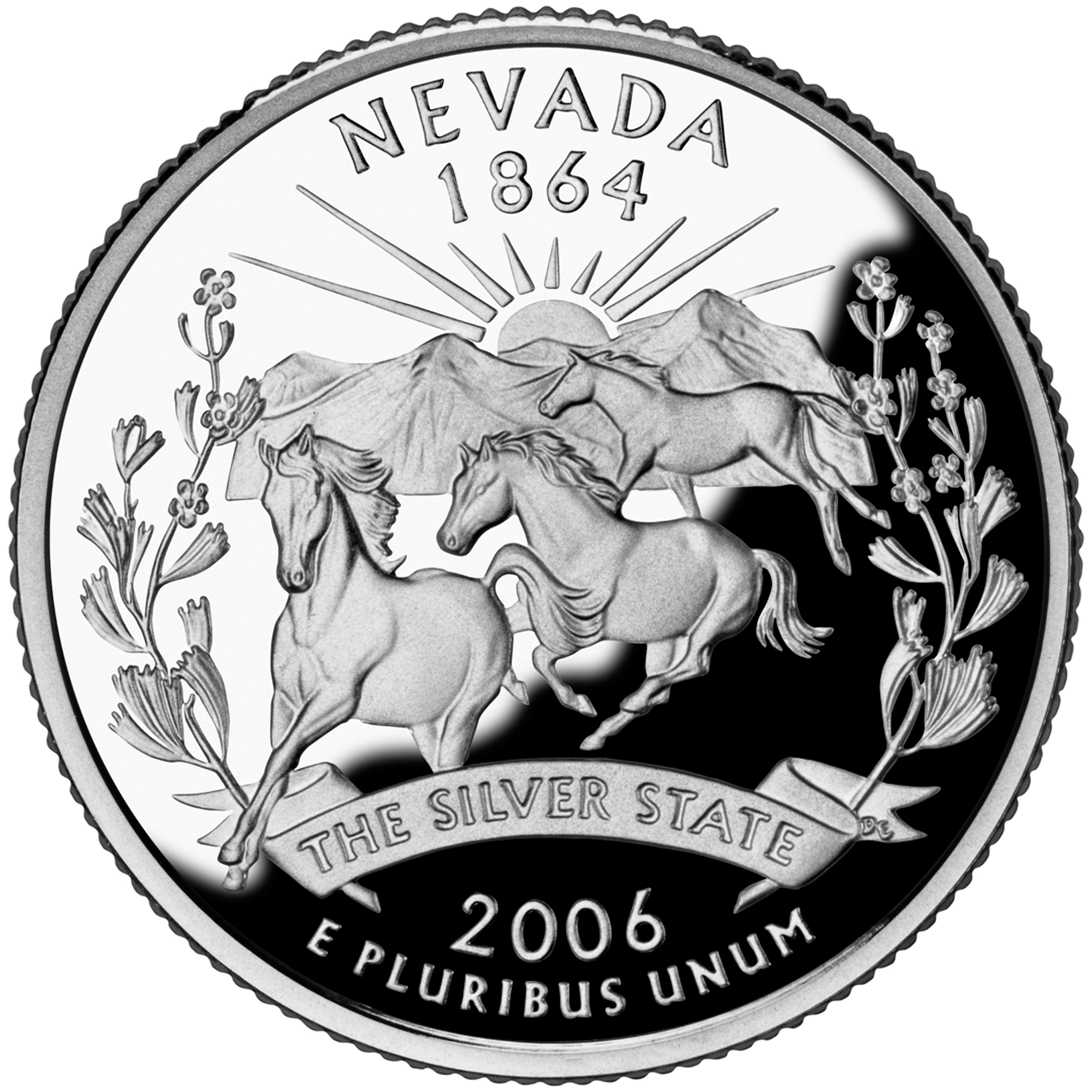Nevada quarter reverse