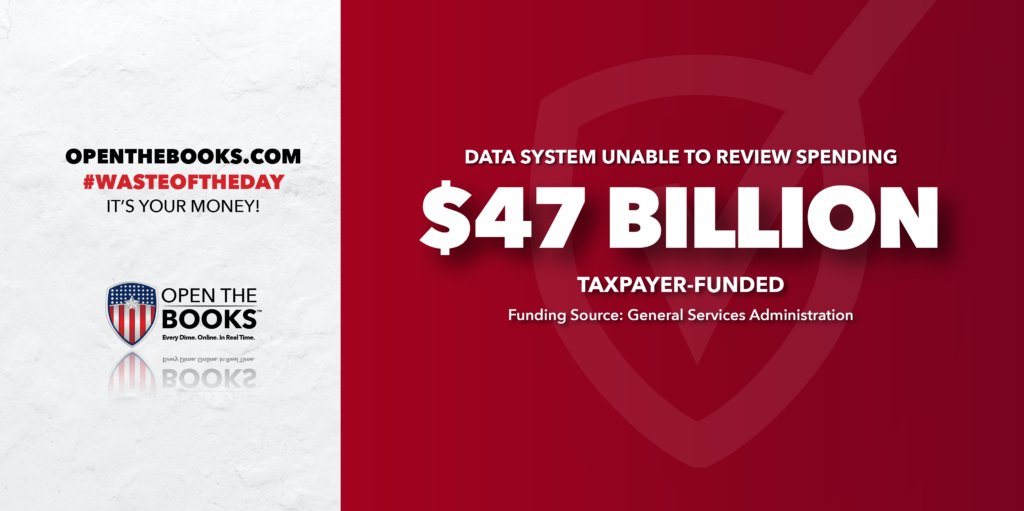 Waste of the Day Federal Purchasing Data is “Unusable”