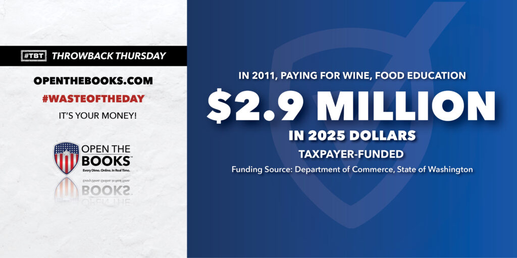 Waste of the Day Throwback Thursday Two Million Dollar Wine Tasting