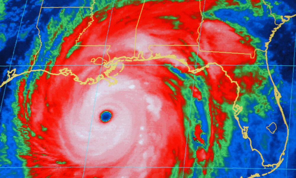 Hurricane Katrina at its most deadly after making landfall