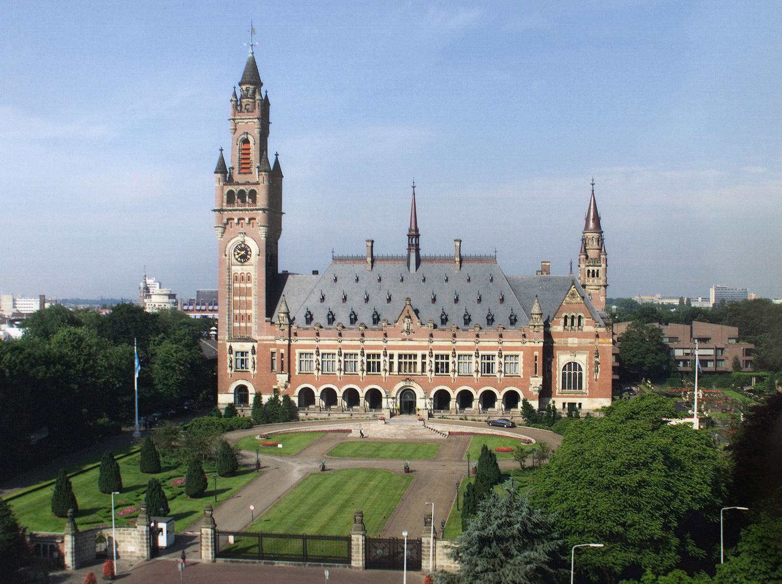 Courthouse of the International Court of Justice in Den Haag, The Netherlands