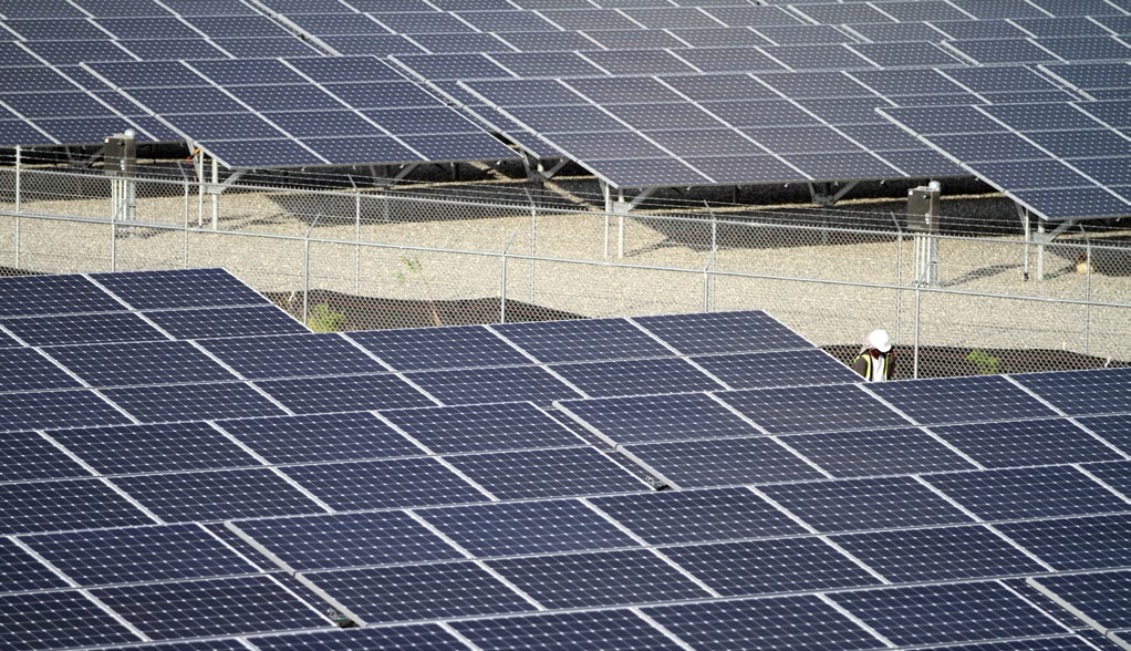 Solar panel array at Guantanamo