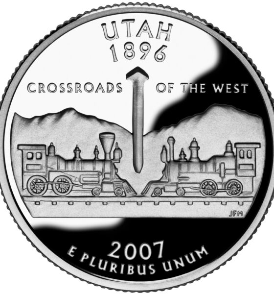 Utah quarter reverse