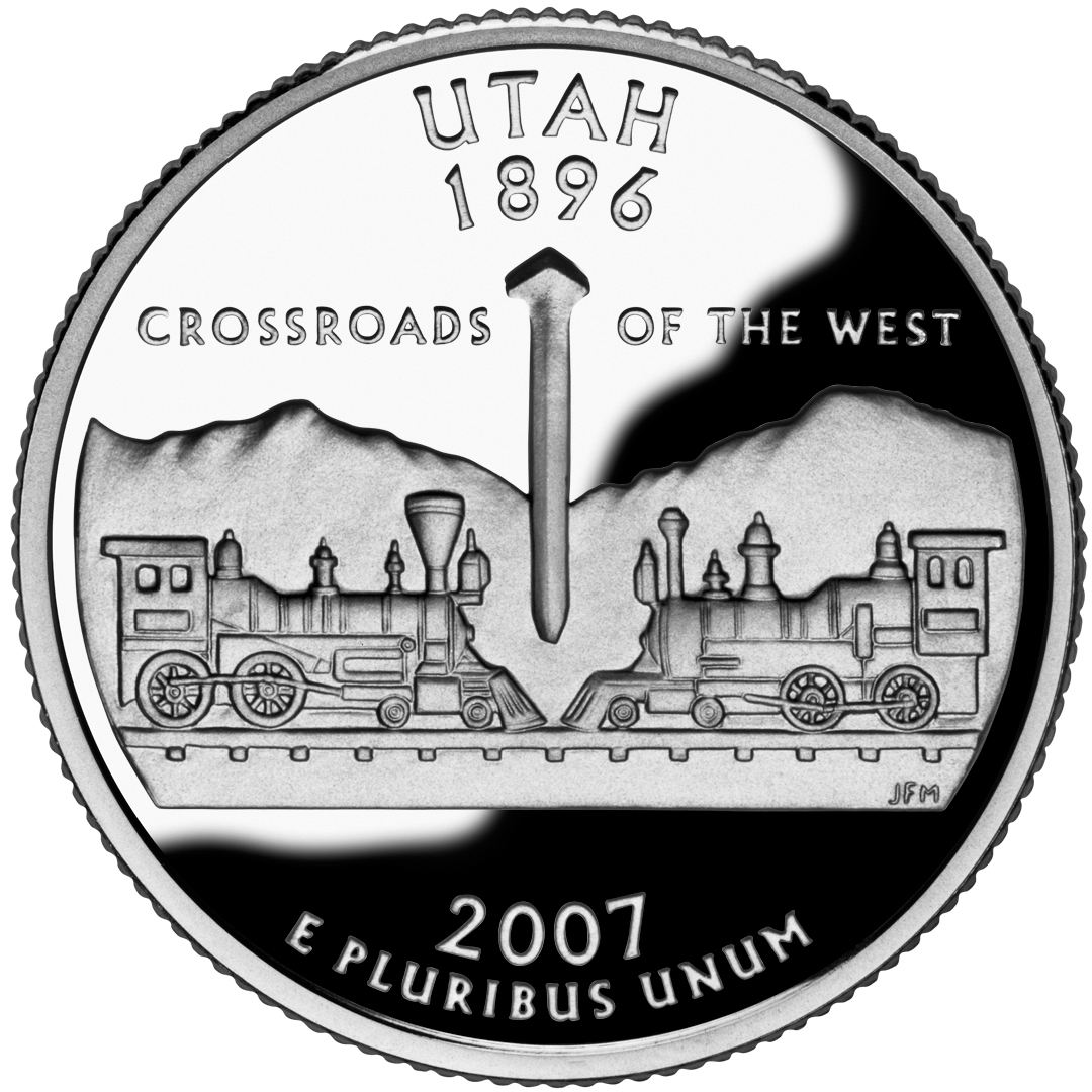 Utah quarter reverse