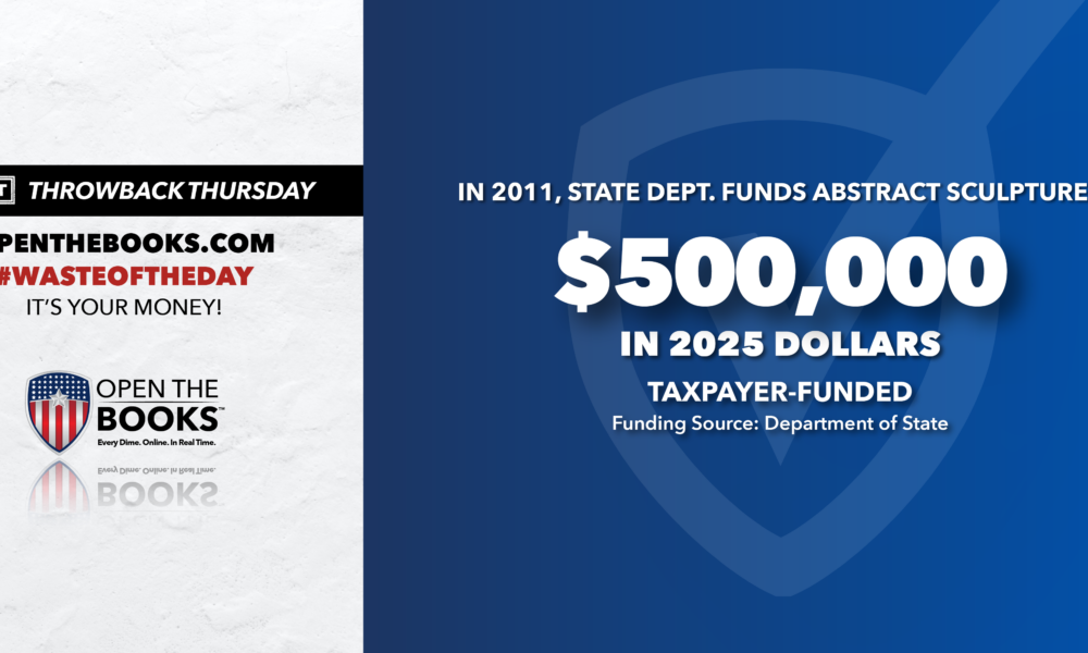 Waste of the Day Throwback Thursday - Art Installation Oddities