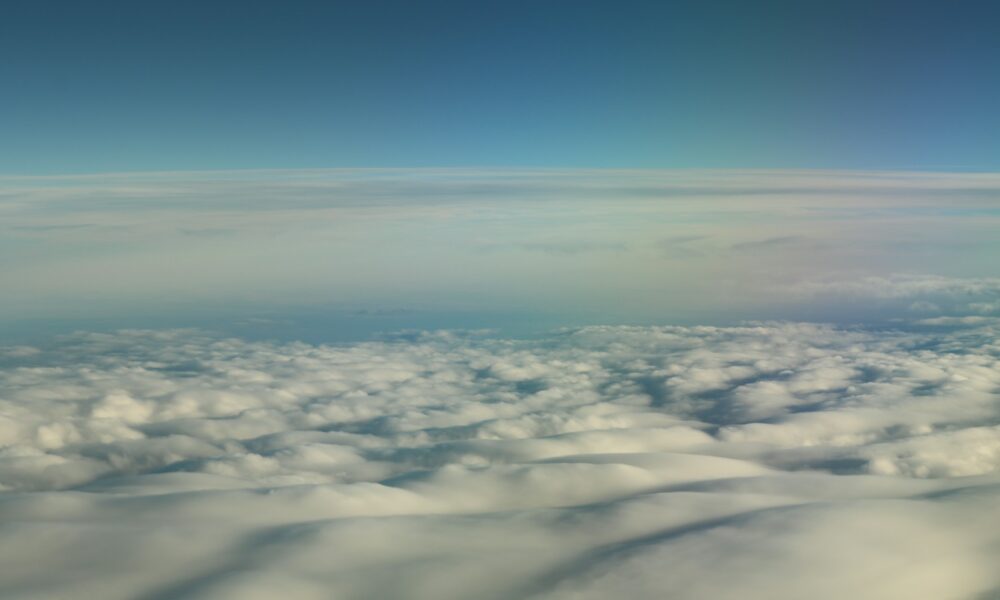 Aerial photography of sea clouds by Emmanuel Appiah