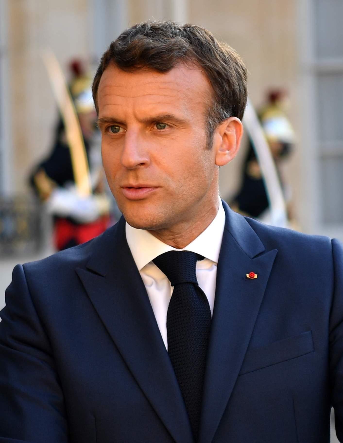 Emmanuel Macron in June of 2021