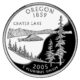 Oregon quarter reverse