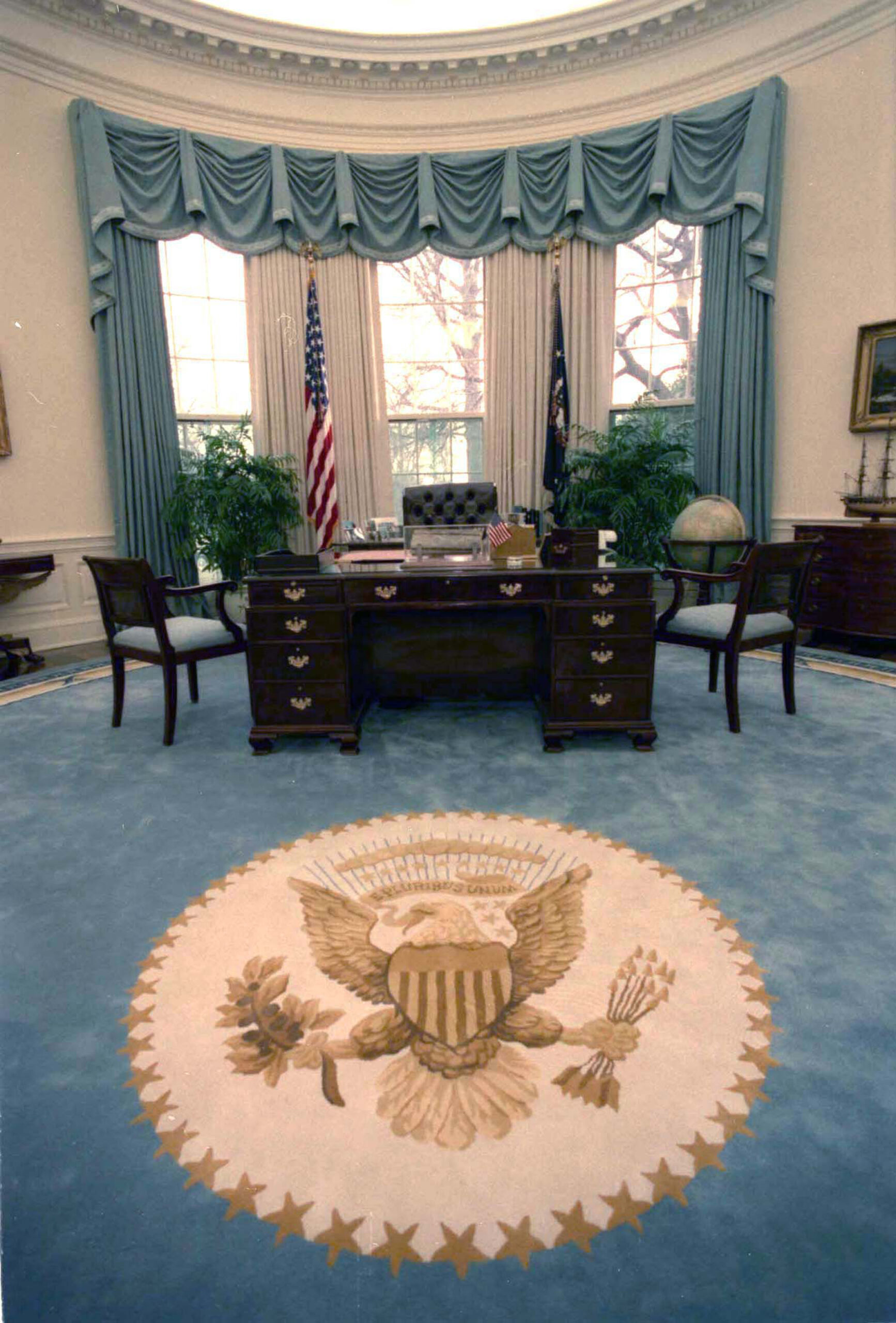 The Oval Office during the administration of President George W. Bush