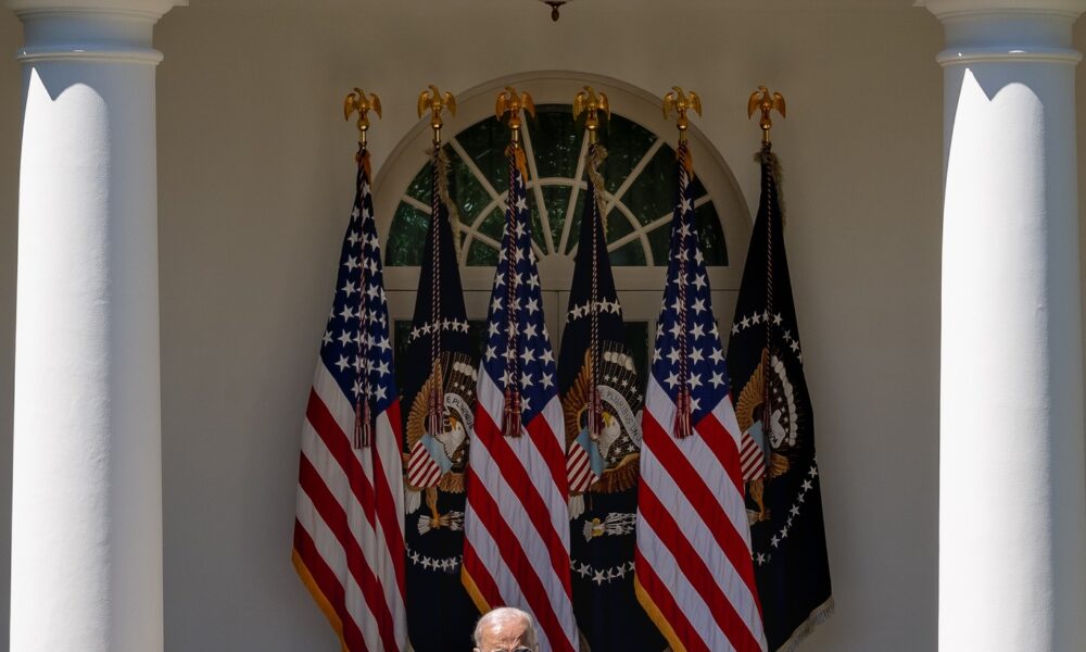 Joe Biden as President delivers remarks about the August 2023 Jobs Report