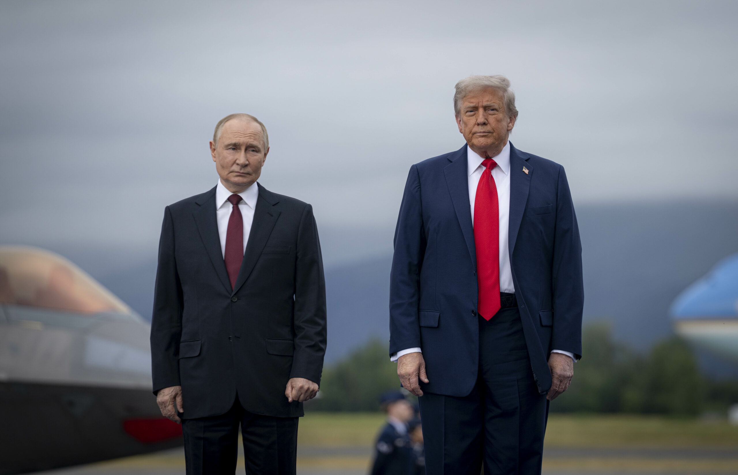 Trump and Putin arrived in Anchorage, Alaska at Joint Base Elmendorf