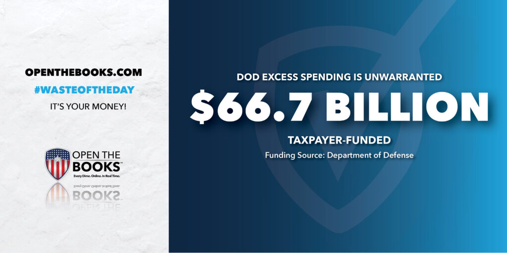 Waste of the Day DOD Spending Lacks Transparency, Checks