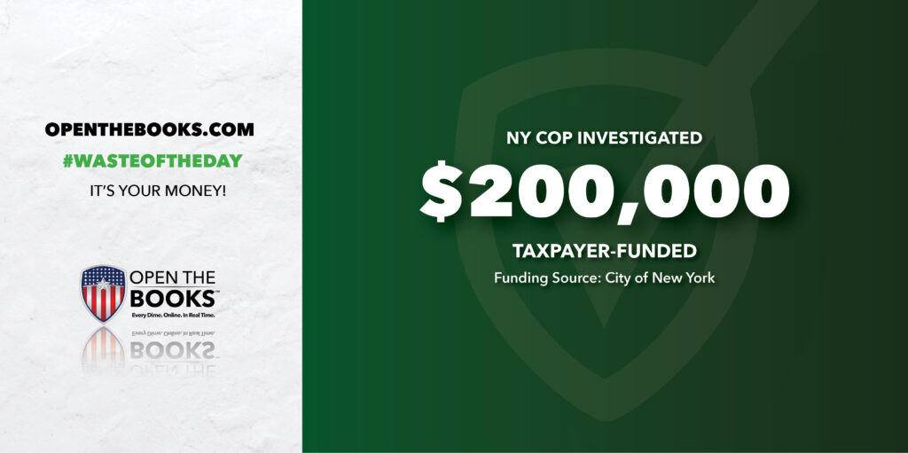 Waste of the Day NYPD Conceals Hit and Run