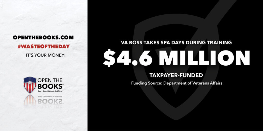 Waste of the Day VA Spa Days Return