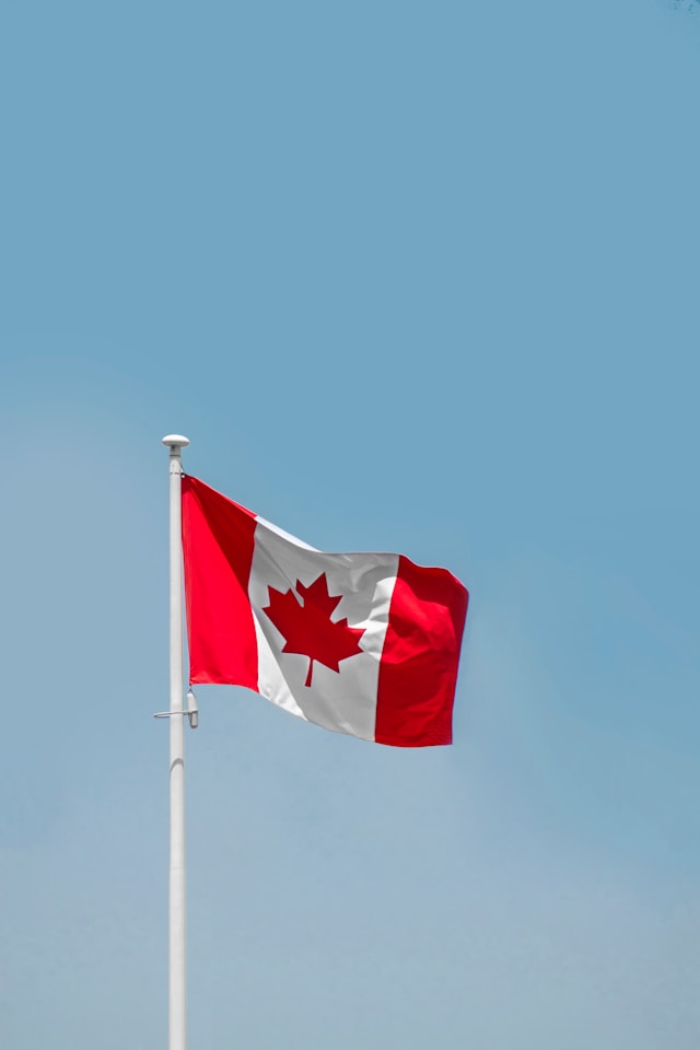 Flag of Canada by Aboodi Vesakaran on Unsplash