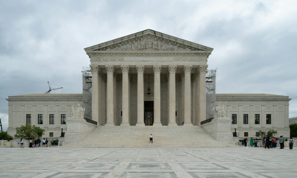 The Supreme Court on an overcast day, photo courtesy Tomasz Zielonka