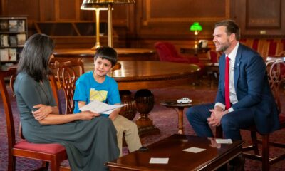 J. D. Vance in a literal family interview