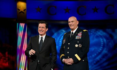 Stephen Colbert and Army COS Raymond T. Odierno