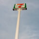 A 7-Eleven sign designed to attrack highway traffic