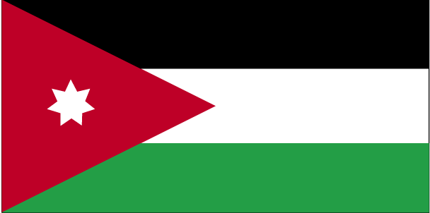 Flag of the Hashemite Kingdom of Jordan