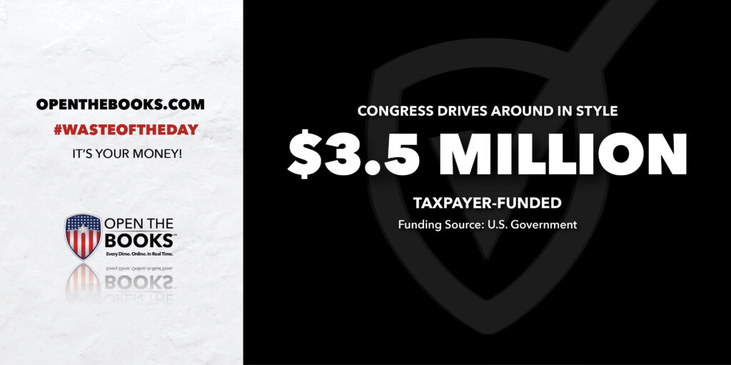 Waste of the Day Leasing Cars for Congress