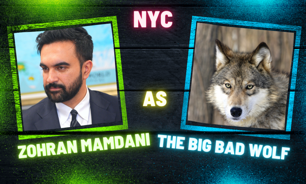 Zohran Mamdani as The Big Bad Wolf