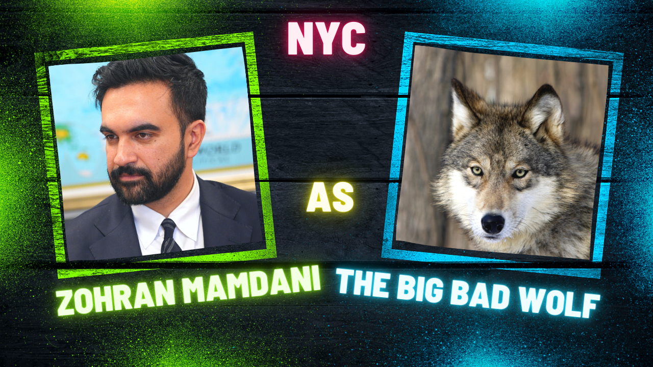 Zohran Mamdani as The Big Bad Wolf