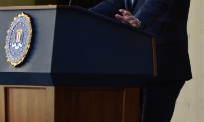 Christopher Wray, former Director of the FBI, at his installation