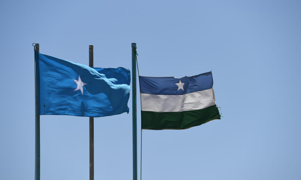 Flags of Somalia and Puntland