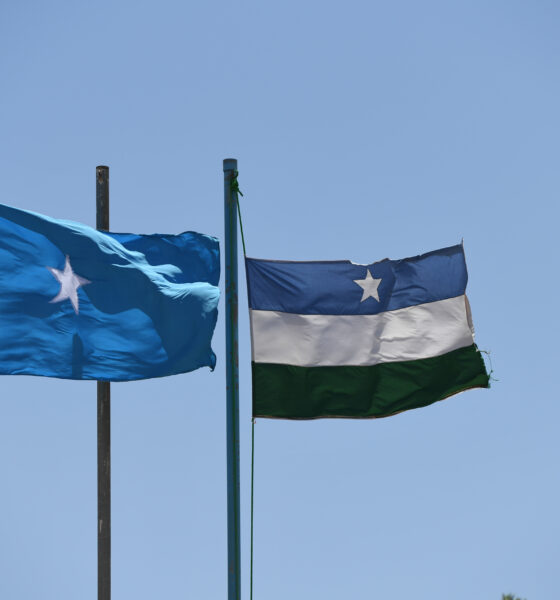 Flags of Somalia and Puntland