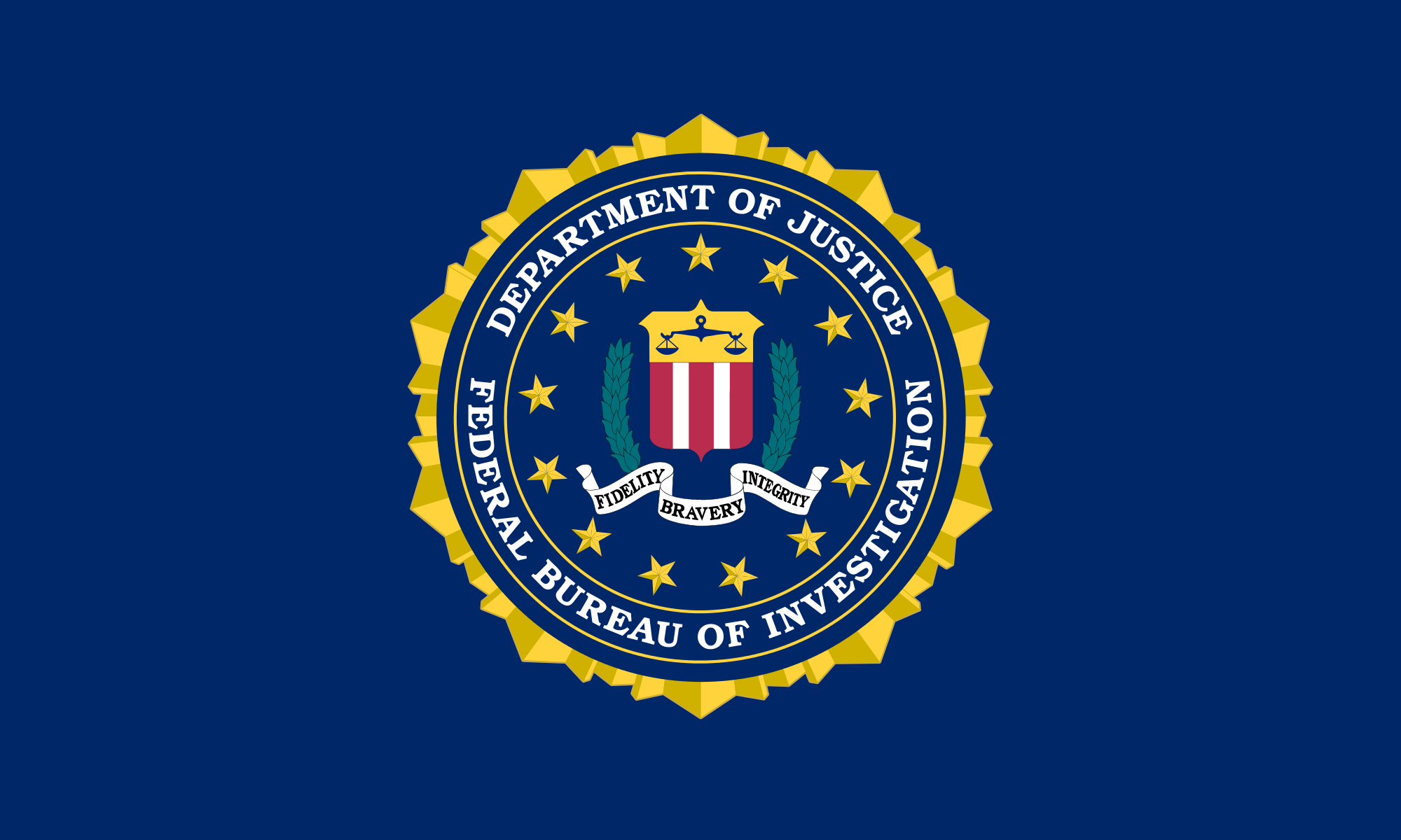 Flag of the FBI (Federal Bureau of Investigation)
