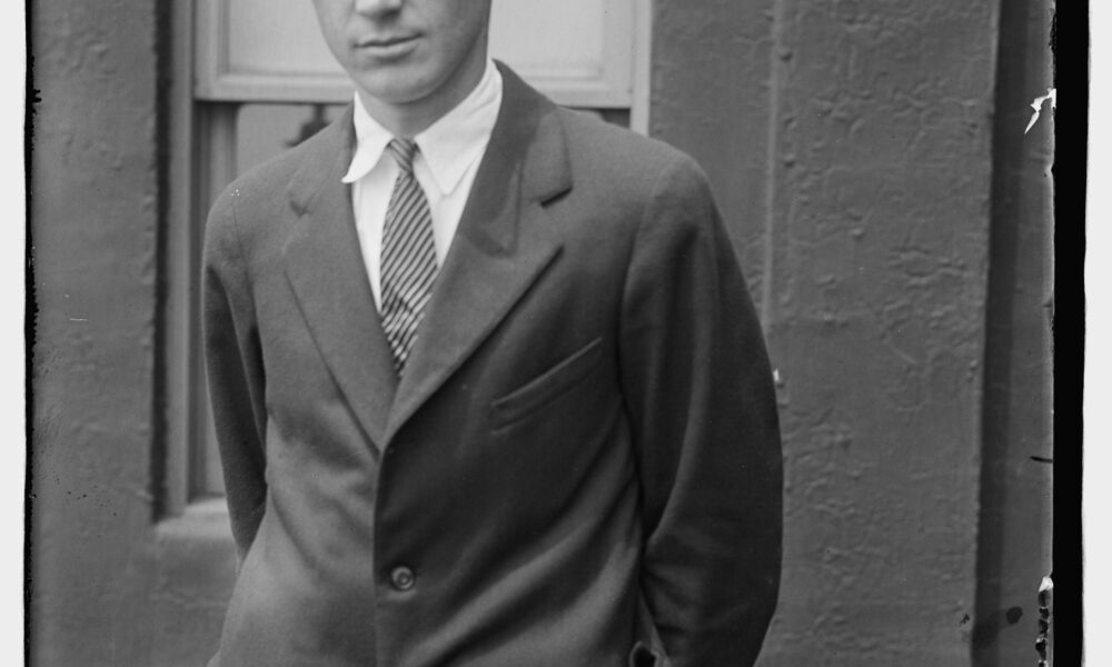 John T. Scopes photo from his case file