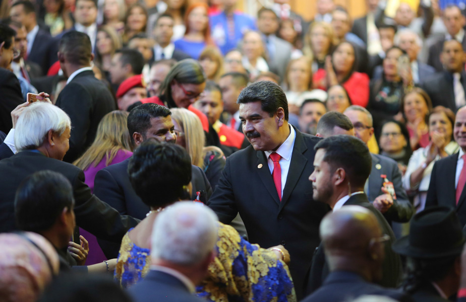 Nicolas Maduro of Venezuela inaugurated for the second time